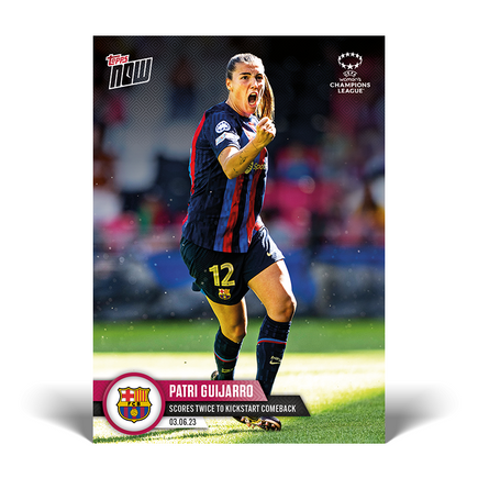 Topps NOW UWCL 22/23 - Card 024 - Patri Guijarro - FC Barcelona