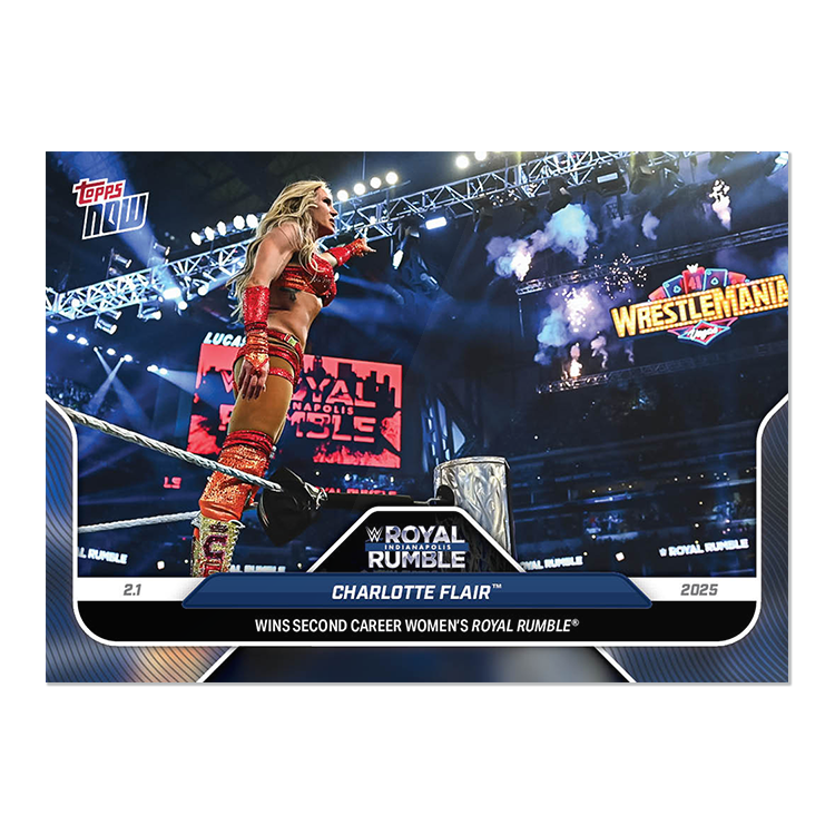 Topps WWE Wrestling 2025 - Card 013 - Charlotte Flair