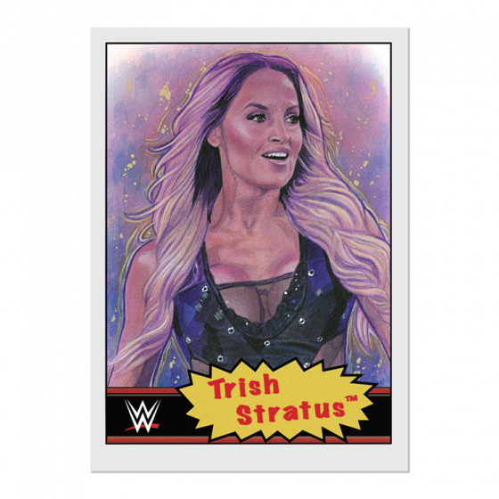 Topps Wrestling WWE Living Set - Card 02 - Trish Stratus